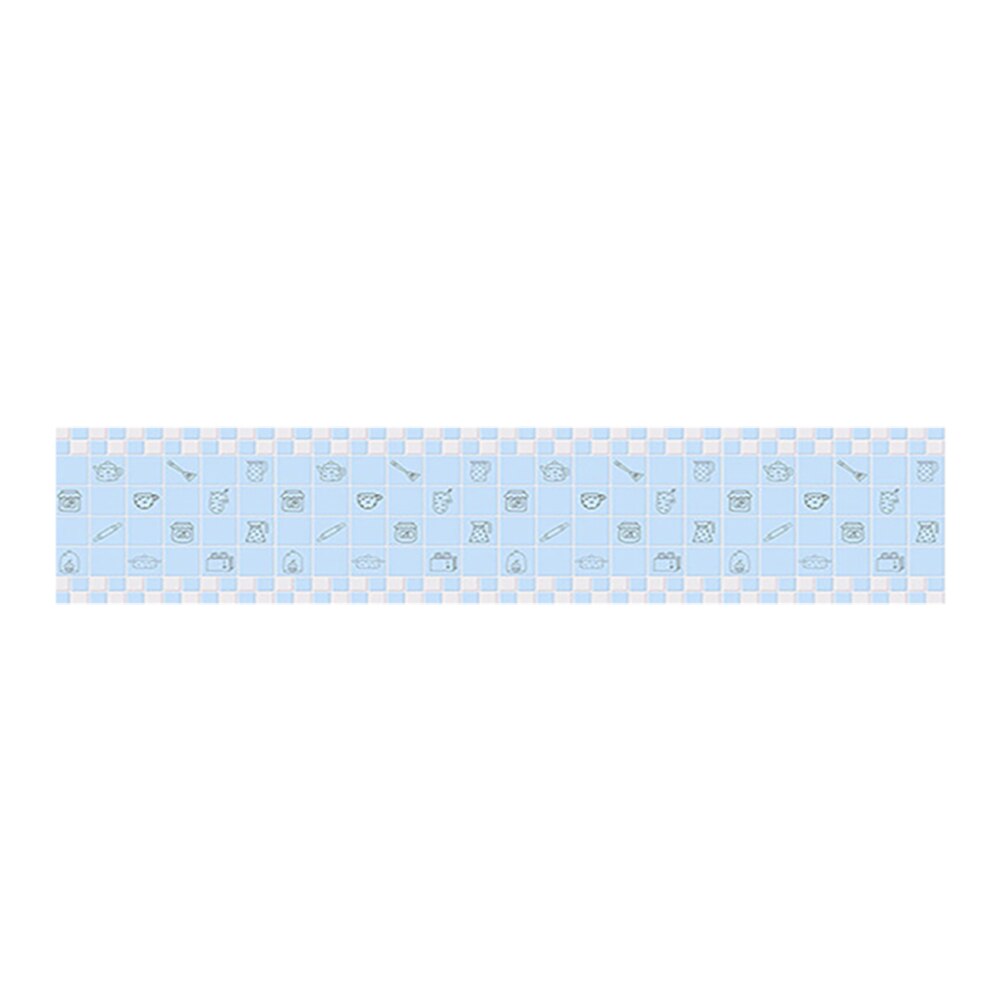300*60cm cozinha auto-adesivo papel transparente de alta temperatura telha à prova de óleo adesivos de parede impermeáveis: 1C