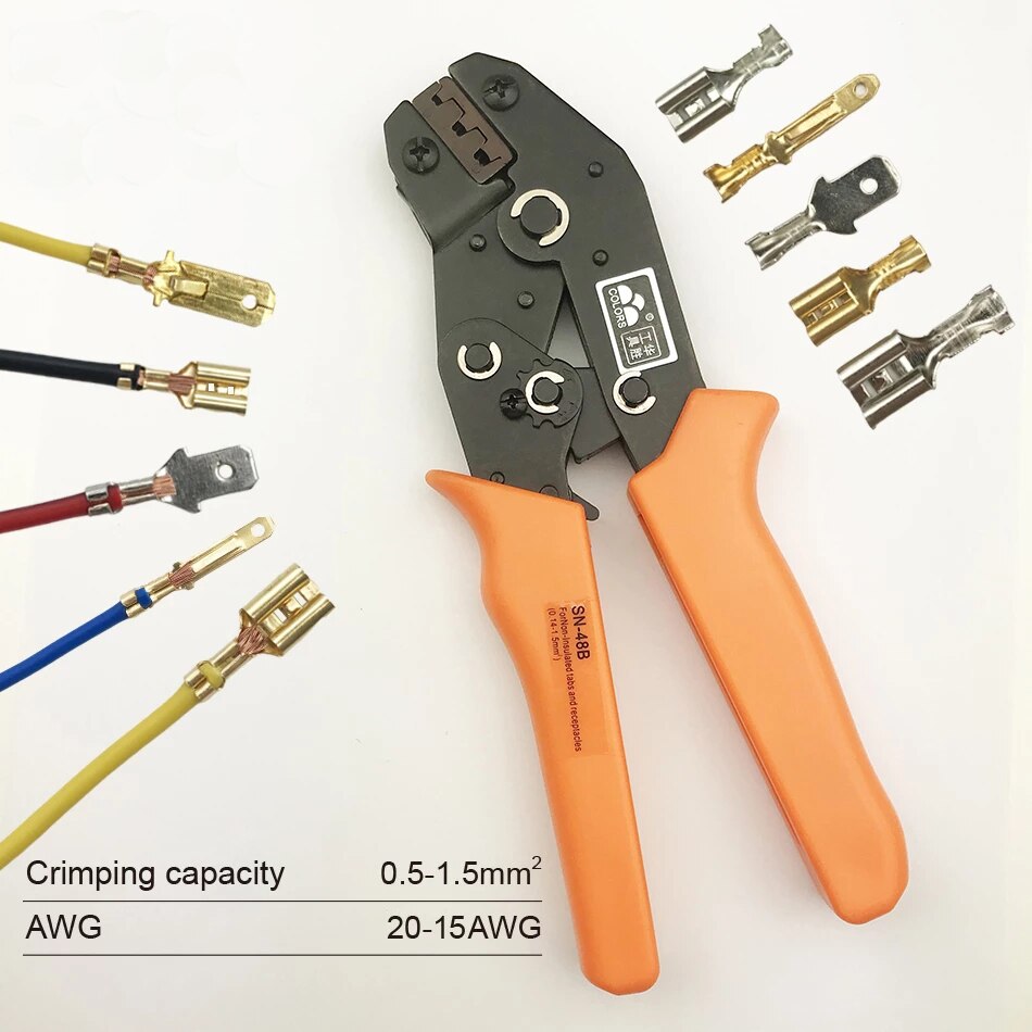 Krimptang SN-48B SN-48BS 8 Jaw Kit Pakket Voor 2.8... – Grandado