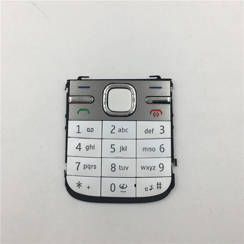 RTBESTOYZ Original Keypad Keyboard Buttons For Nokia C5-00 C5 00: White