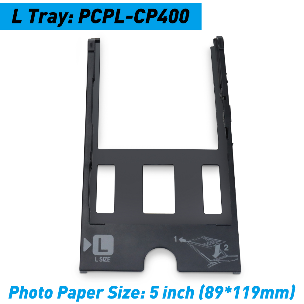 Paper Input Tray Fit for Canon Selphy CP1300 CP1200 CP1000 CP910 CP900 Photo Printer Tray 3/5/6 inch Postcard Size 3 inch Tray: L Tray 5 inch