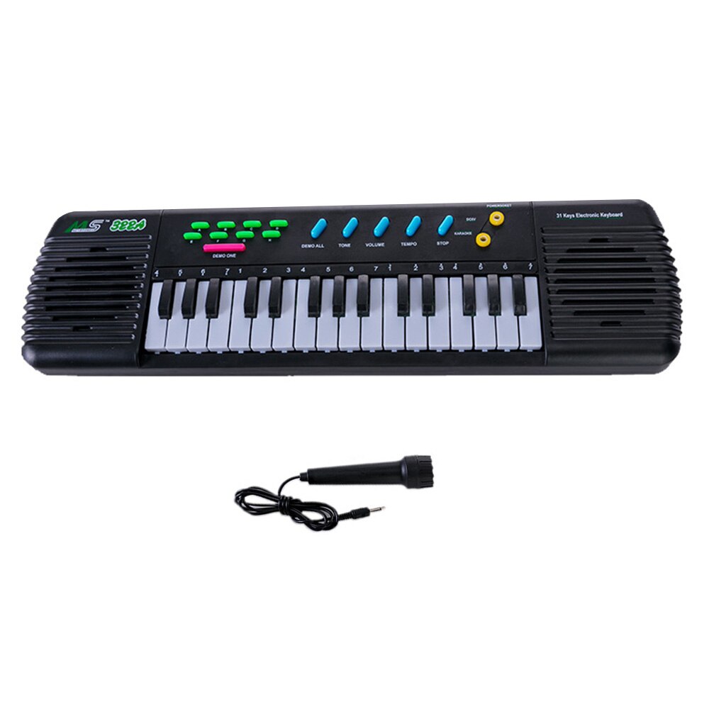 31 Toetsen Elektronische Piano Multifunctionele Elektronische Orgel Muziekinstrument Speelgoed Met Microfoon Keyboard Piano Voor Kinderen