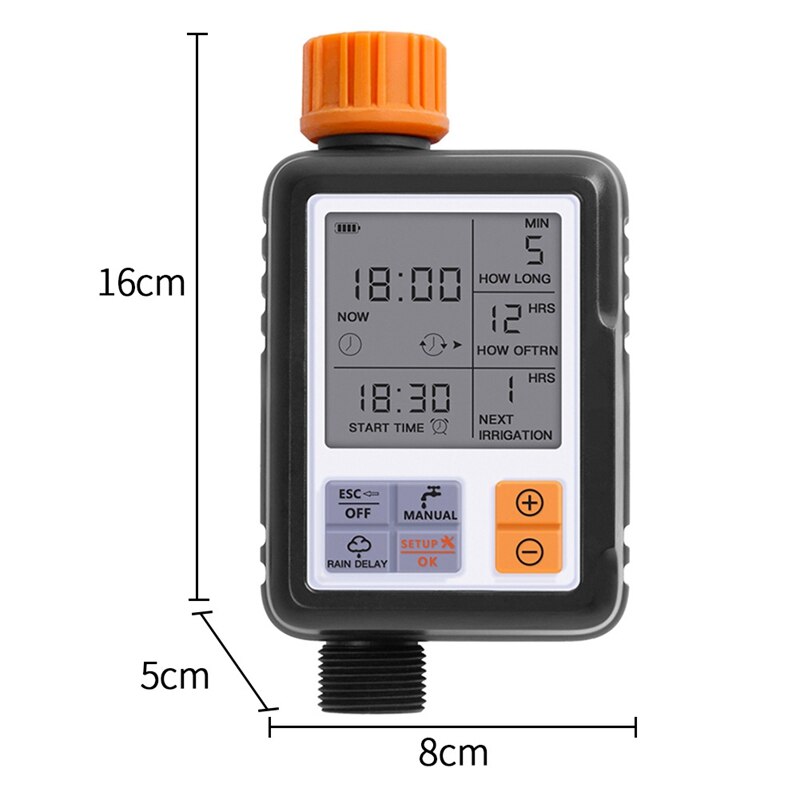 Smart Programmable Water Timer Sprinkler Timer Faucet Digital Watering Timer For Garden Lawn