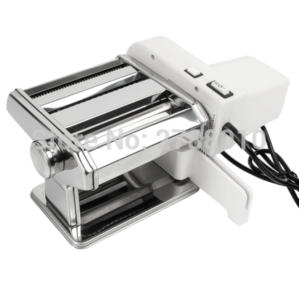 Electric Pasta Machine Fresh Spaghetti Fettuccine Noodle Press Machine Hand Crank Cutter SLK500