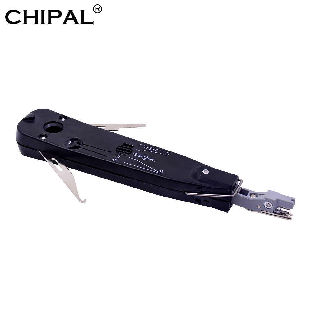 Chipal telecom lsa-plus værktøj med sensor ethernet netværk patch panel frontplade punch down værktøj  rj11 rj45 kat 5
