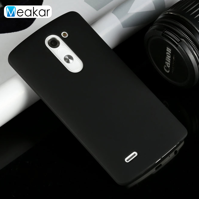 Funda de plástico mate 5.5para Lg G3 Stylus funda para Lg G3 Stylus Dual D690 D690n D693n Coque trasero de teléfono funda: For LG G3 Stylus / black