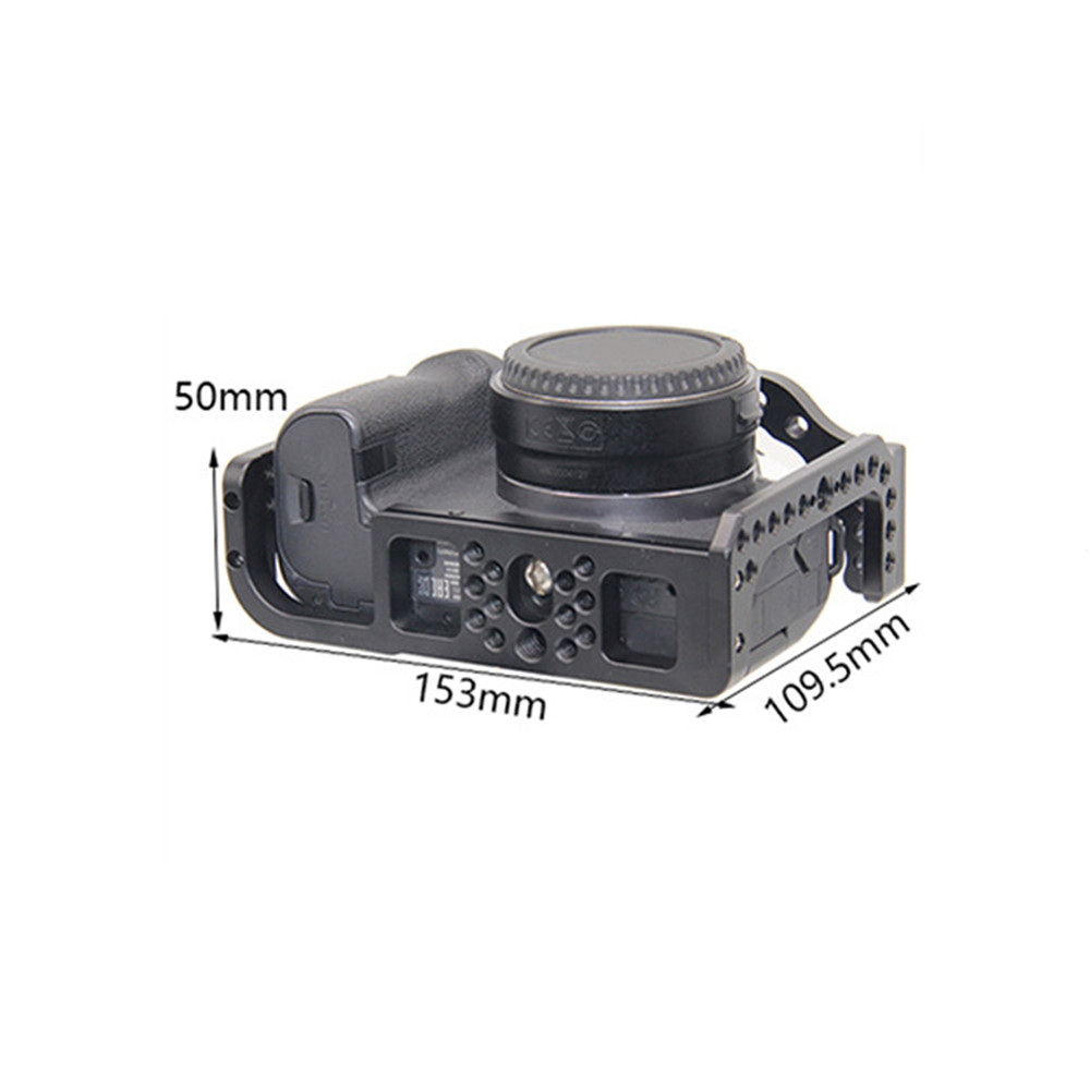 Beschermhoes Camera Kooi Beschermende Kooi Voor Canon Eos R W/Coldshoe 3/8 1/4 Draad Gaten Arca Swiss Quick release Plaat