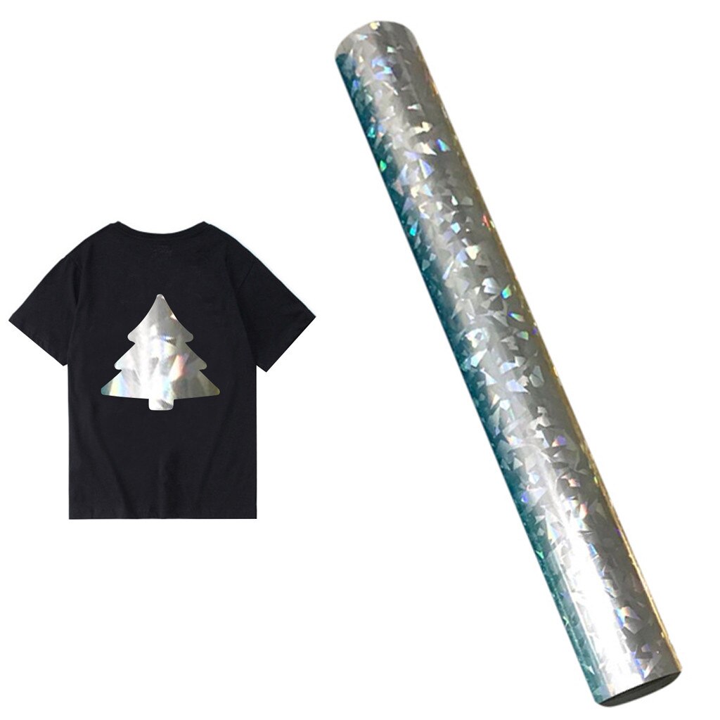 1 Roll Vinyl Heat Transfer Iron On DIY Garment Film Silhouette Paper Art Sticker Decoration Supplies: B