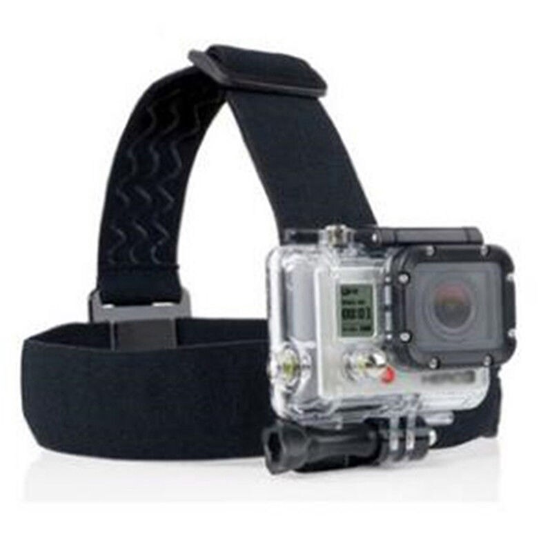 Adjustable Camera Accessories Elastic Headband Belt Headlight Lamp Head Strap For Action Camera