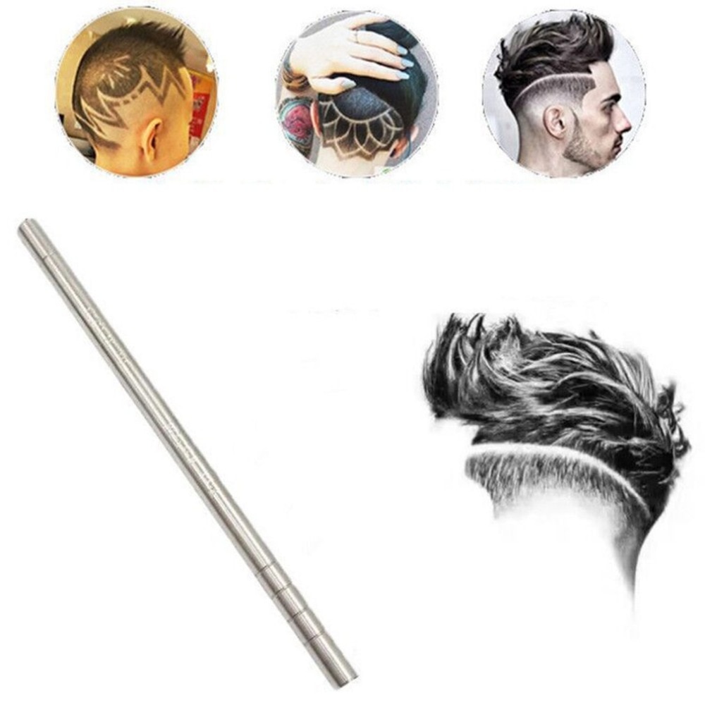 Dedikere hår barbering penn hår gravering penn for menn hår saks frisør skjegg hår spon øyenbryn carve penn
