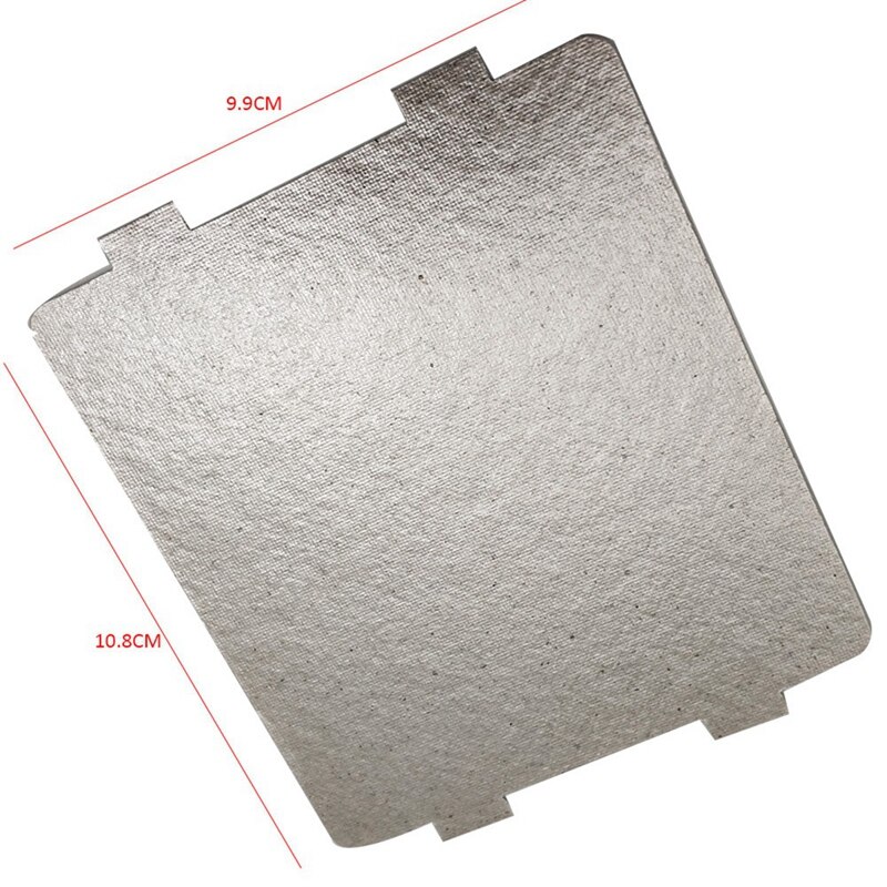 6Pcs 9.9cmx10.8cm Spare Parts Thickening Mica Plates Microwave Ovens Sheet Magnetron Cap
