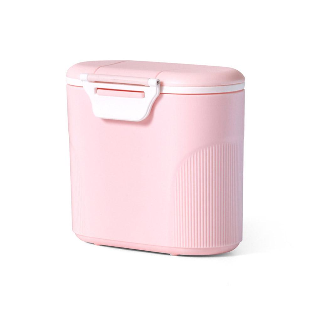 Boîte de stockage de lait en poudre de 600ml, boîte de stockage de lait en poudre avec cuillère sans BPA, Portable, voyage en plein air, bébé, mallette de récipient alimentaire: A