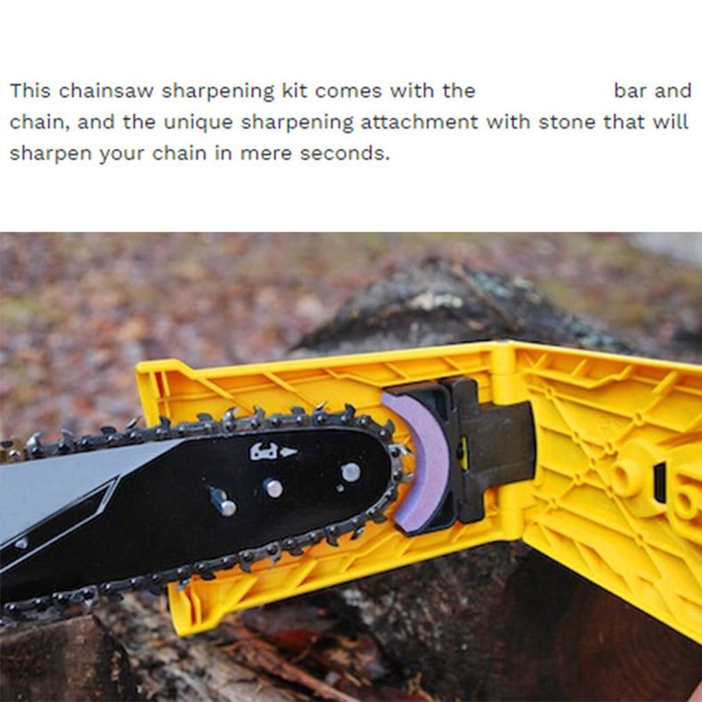 Easy File Chainsaw Teeth Chain Sharpener Tool Sharpening saw sharpener stone sharpening frame grinding chain for Woodworking