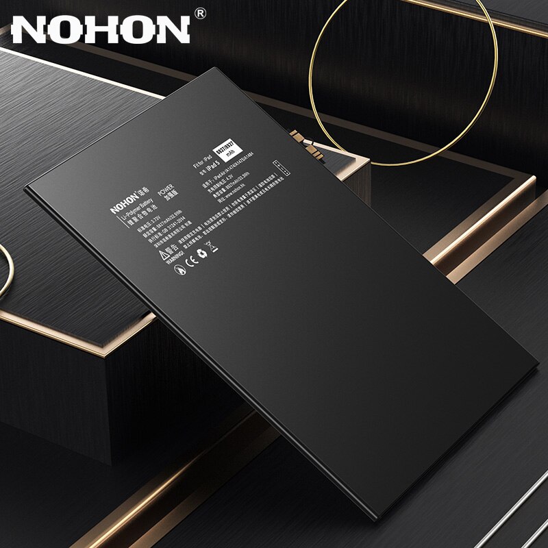 Nohon – batterie de remplacement, Lithium polymère, pour Apple iPad 5, A1484, A1474, A1475, 8927mAh