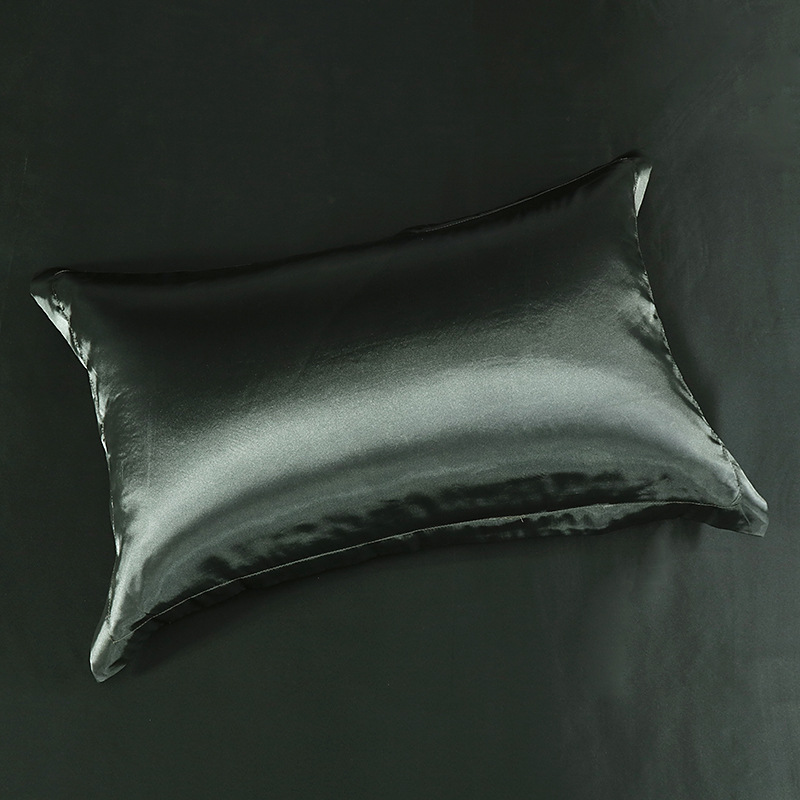 Pehmeämpi silkkiäistoukkien kaksipuolinen silkkityynyliina tyynyliina 1 kpl silkkiä 48cm x 74cm 12 väriä valittavissa: Syaansininen