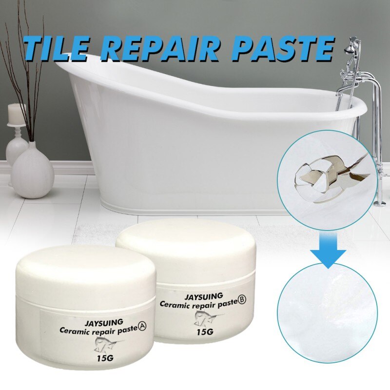 Ceramic Tile Repair Paste Useful Ceramic and Furniture Tile Grout Universal Strong Adhesive Marble Fix Repair Tools
