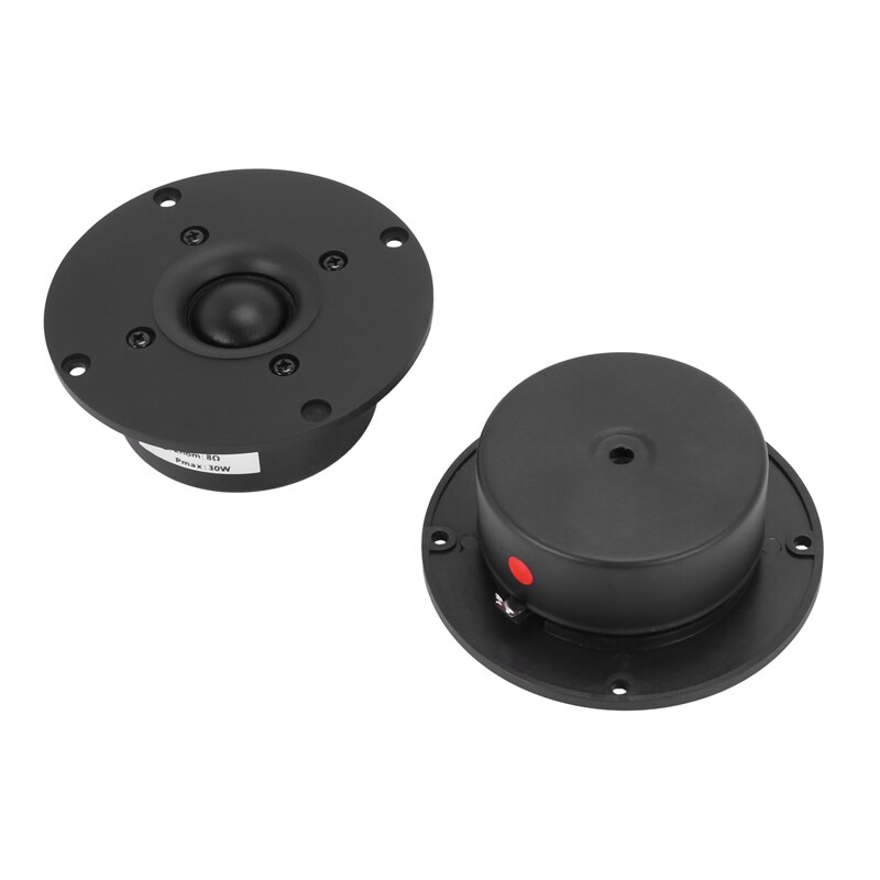 Hifi 4 Inch Tweeter Luidspreker Zwarte Zijde Membraan 8 Ohm 30W Plastic 103Mm Treble Luidspreker B1-103S