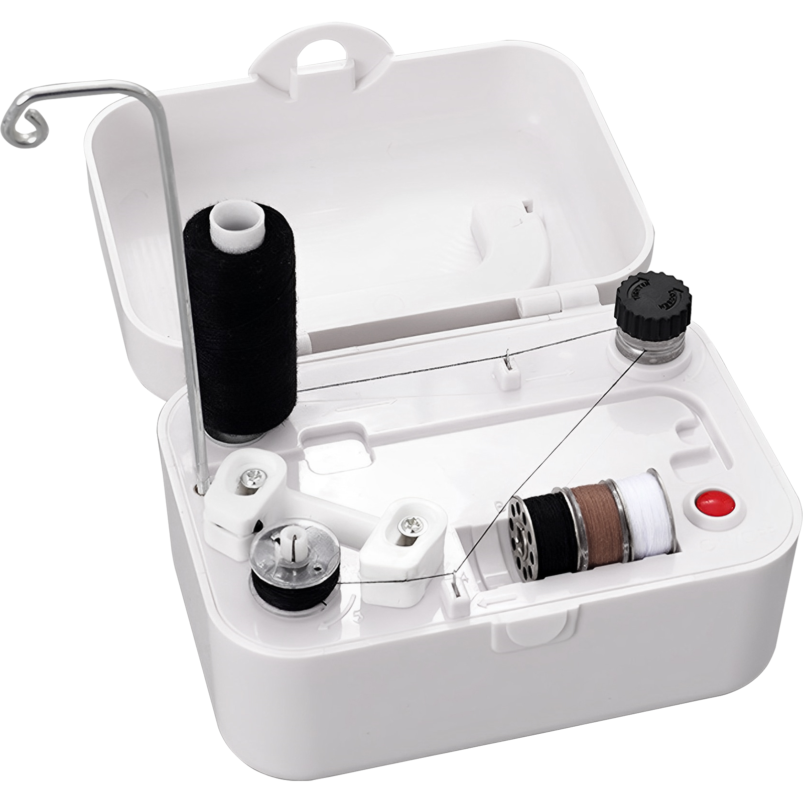 Bobinadora de bobina eléctrica, bobinadora de bobina portátil con mango, máquina bobinadora de bobina automática, herramienta de bobinado de costura