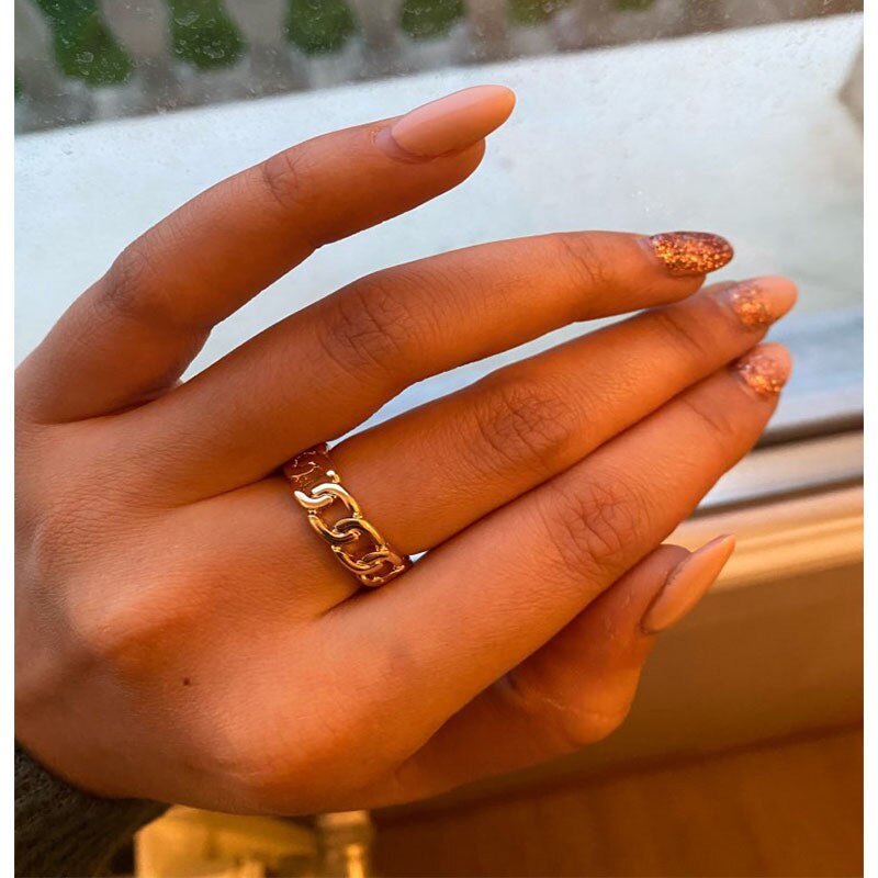 neue Jahrgang Böhmen Bunte Emaille Liebe Herz Ring Nette Einfache Metall Gold Silber Farbe Ringe für Frauen Stimmung Ring: 21Gold