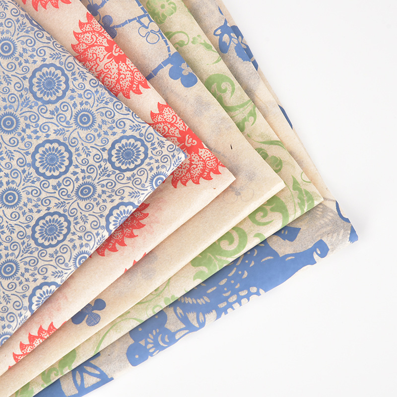 12PCS/set transfer paper Ceramic underglaze Colorful flower paper Blue and White Sticker 54x37cm High Temperature Ceramic decals: 12pcs mixed