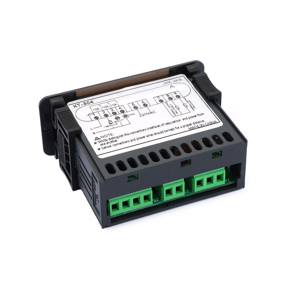 KT-304 Digitale Temperatuurregelaar Thermoregulator Thermostaat Thermokoppel Sensor Met Koeling Ontdooien Ventilator Functie