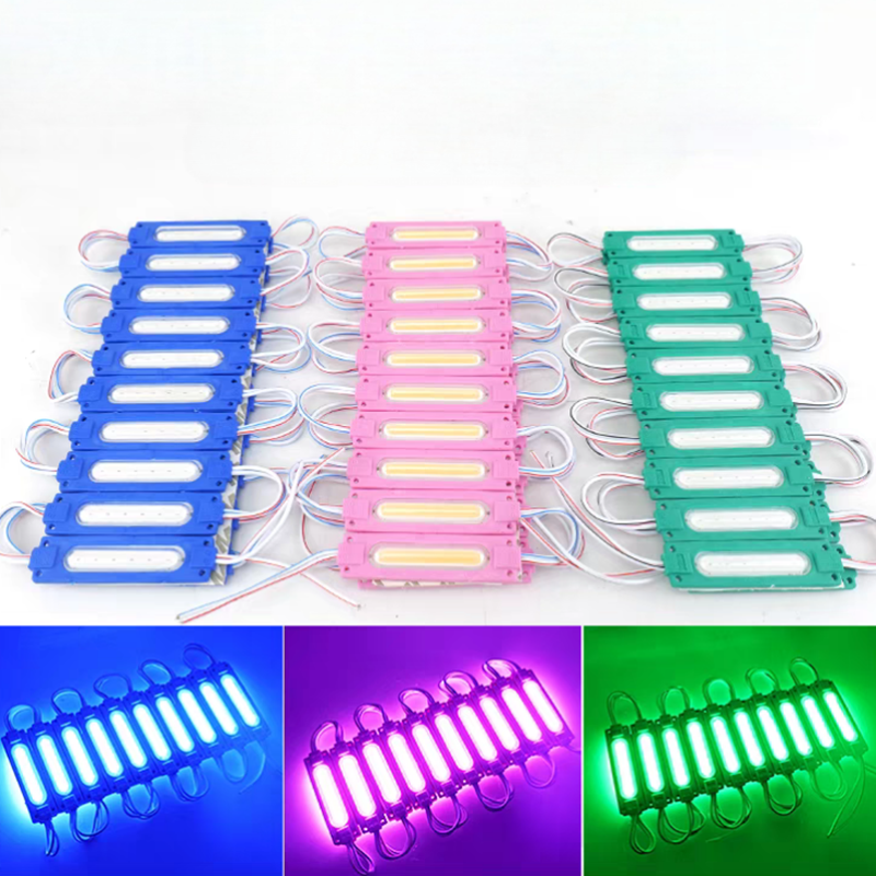 20pcs/lot Injection with Lens COB LED Module Waterproof LED Back Light Backlight for Sign Channel Letter DC12V 24V 2W IP68