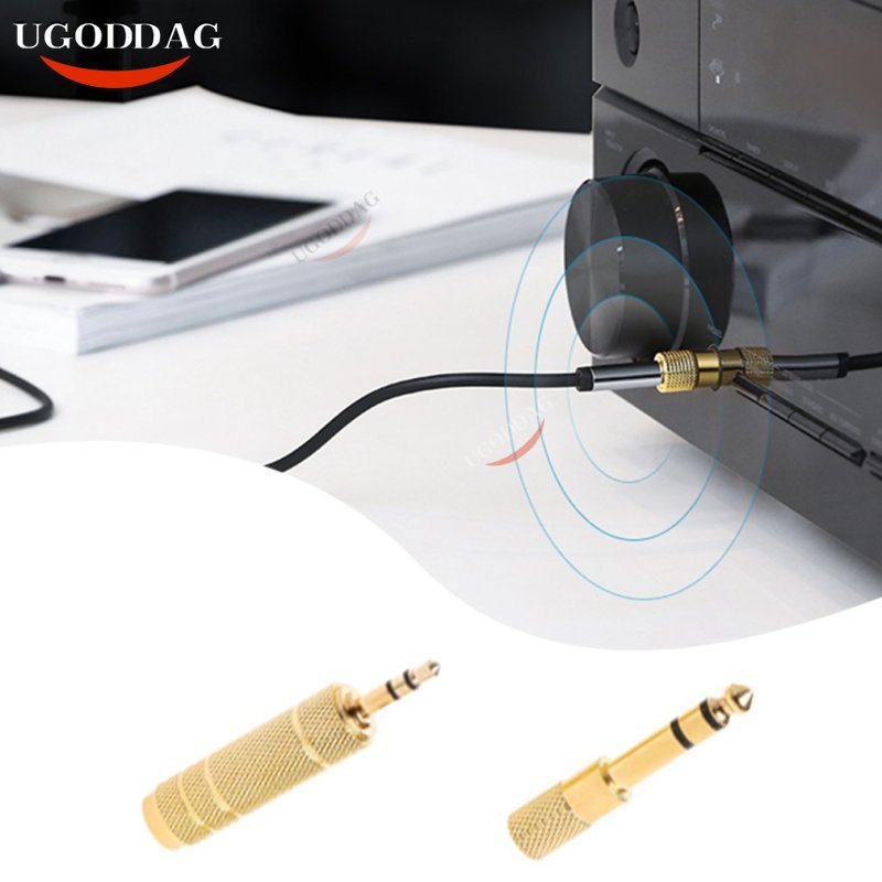 Audio Kabel Adapter - 3.5mm naar 6.35mm Mannelijk naar Vrouwelijk Stereo AUX Converter