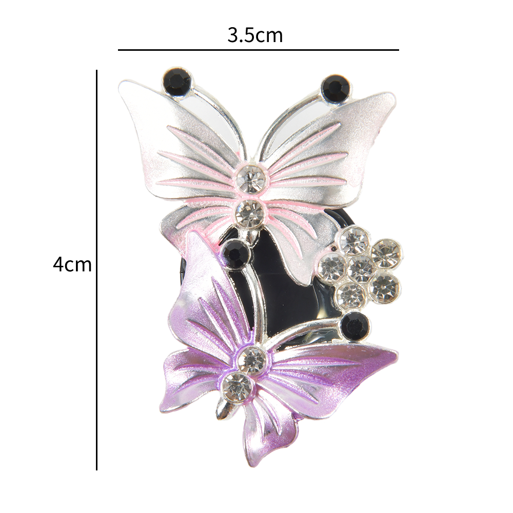 Air Freshener Butterfly Car-styling Car Perfume Natural Smell Air Conditioner Butterfly Diamond Aromatherapy Decoration Clip