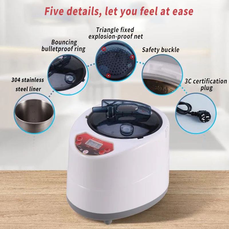 Générateur de Sauna 2.0L pour Spa, tente de thérapie corporelle, Machine de Fumigation à vapeur domestique adaptée à la cuisine