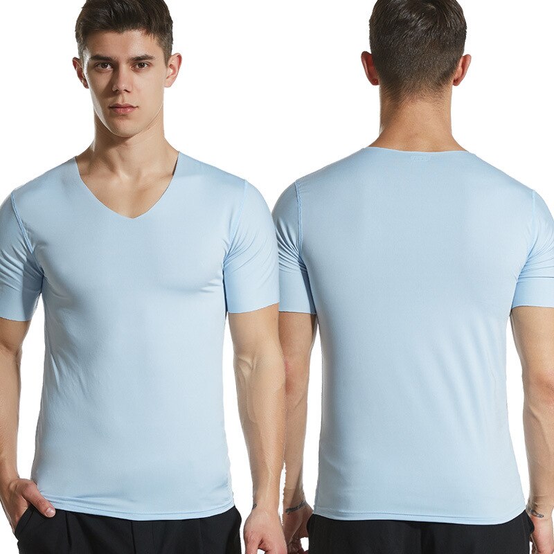 ELI22 nouveaux hommes maigre T-shirt gymnases Fitness musculation T-shirt mâle impression T-shirt hauts été vêtements de sport