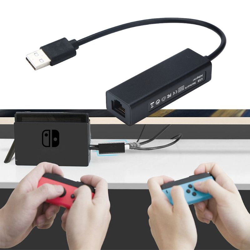 100Mbps USB 3.0 Ethernet Network Card For Nintendo Switch/ For Wii/For WiiU Lan Connection Adapter