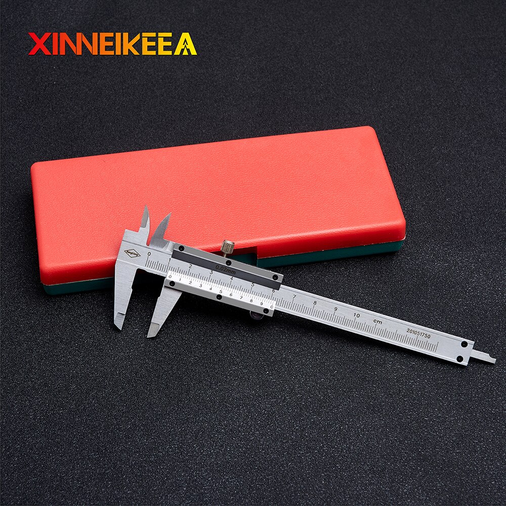 Mini Type Stainless Steel Vernier Caliper Measuring Range 0-100mm Accuracy 0.02mm Small Metric Measuring Tool Vernier Caliper