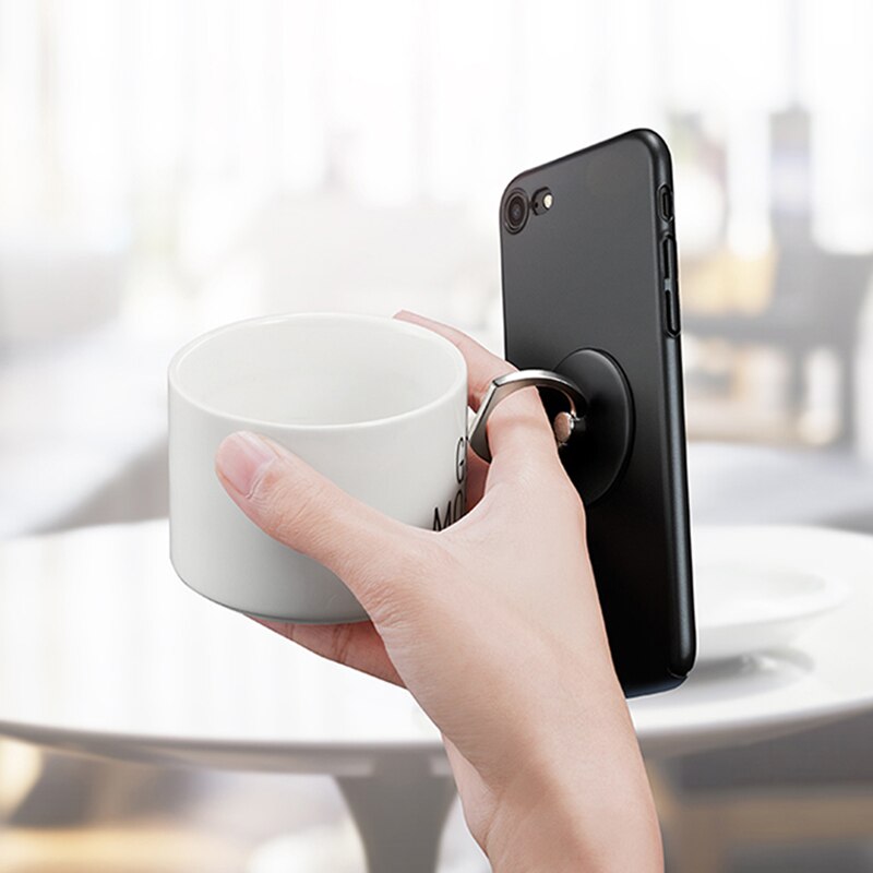 Finger Ring Mobile Phone Smartphone Stand Holder For iPhone XS Huawei Samsung cell Smart Round Phone Ring holder Car Mount Stand