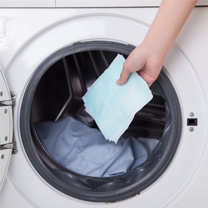 24pcs Color Catcher Washing Machine Use Color Absorption Mixed Dyeing Proof Sheet Anti Dyed Cloth Laundry Papers Grabber Cloth