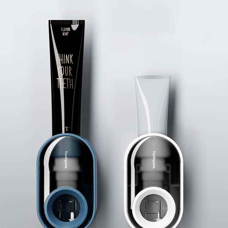 Wall-mounted Automatic Toothpaste Squeezer Storage Rack Toothpaste Dispenser Bathroom Accessories High Waterproof