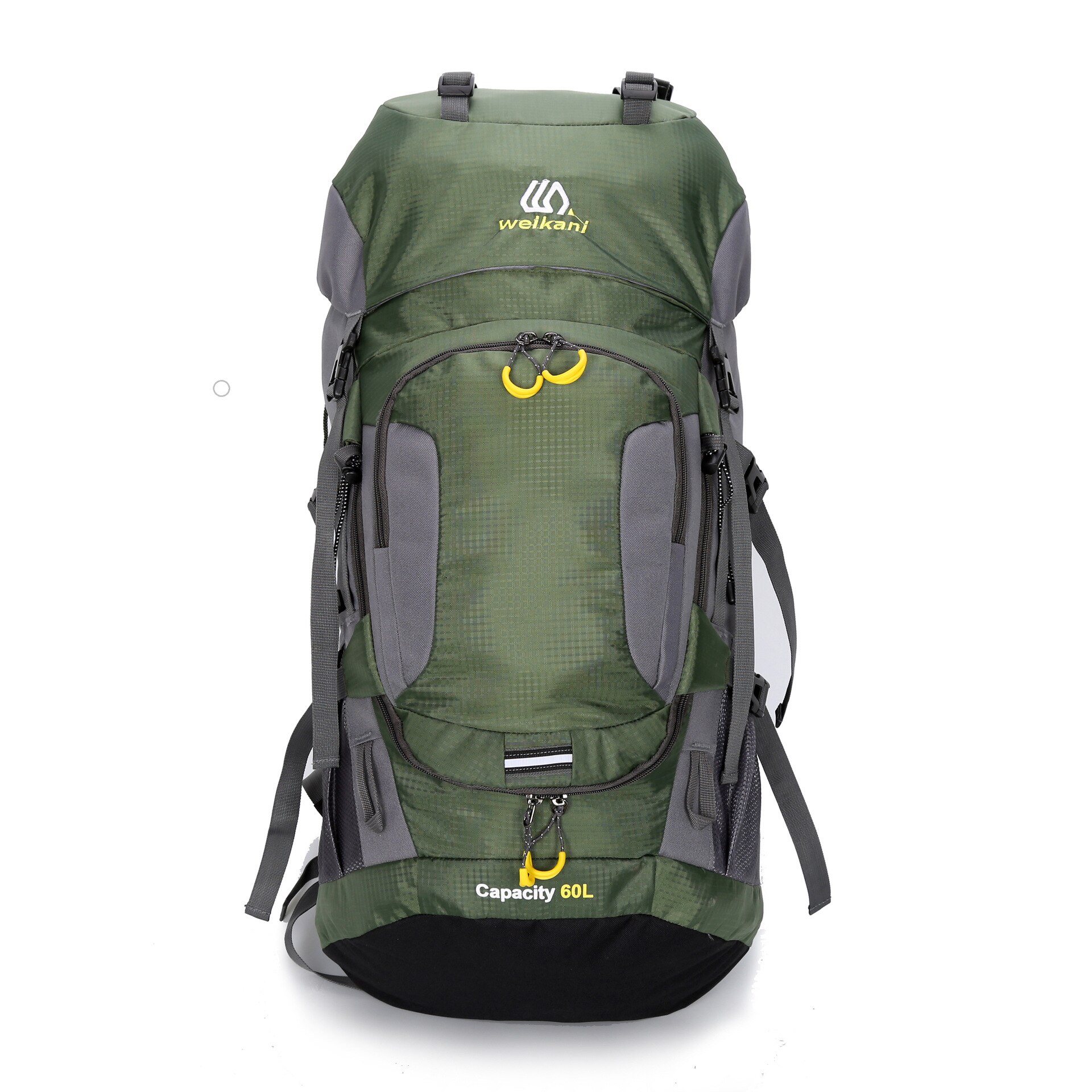 KOKOCAT 60L Wandelen Rugzak Sport Outdoor Rugzak Bergbeklimmen Zak met Regenhoes Rugzak: green