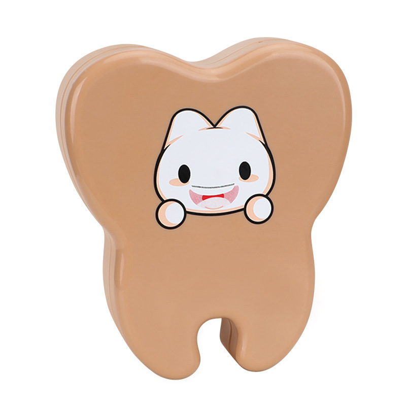 1PCS Cartoon Baby Tooth Box Children's Multifuctional Teeth Storage Box Portable Infant Tooth-shaped Tooth Souvenir Box LB781: color5