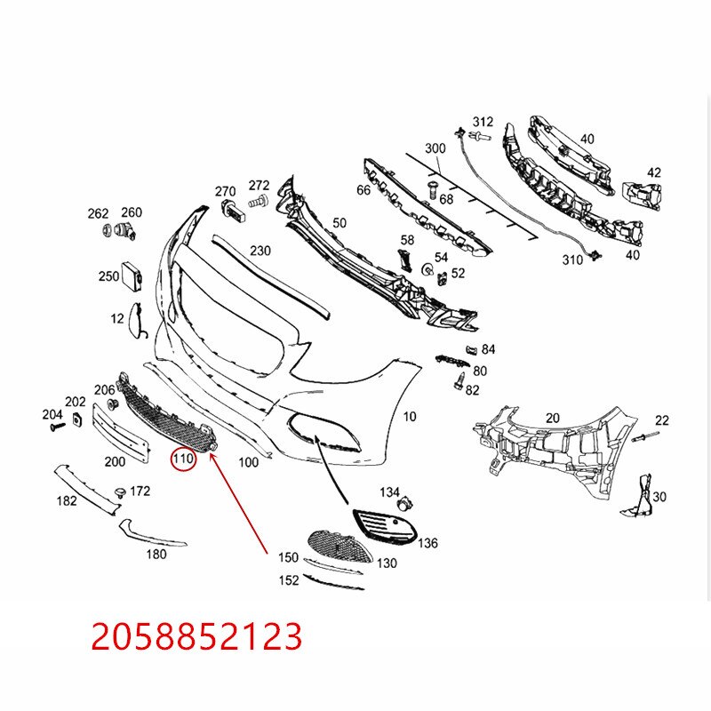 Auto Front bar netwerk voorbumper ventilatie netto W205mer ced es-worden nz2014 Front netto voorbumper decoratieve mesh grille: Default Title