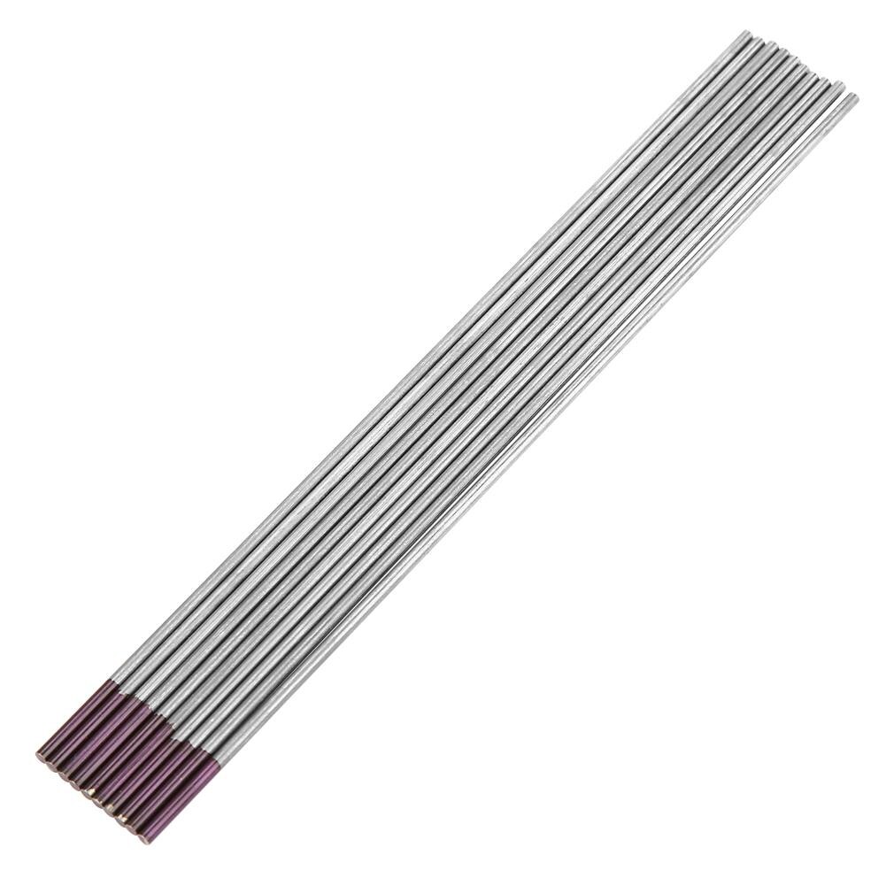 Newstyle Tungsten Electrodes Tig Welding Composite Tungsten Electrodes 2.0 * 150mm (WES Purple) 10-Pack