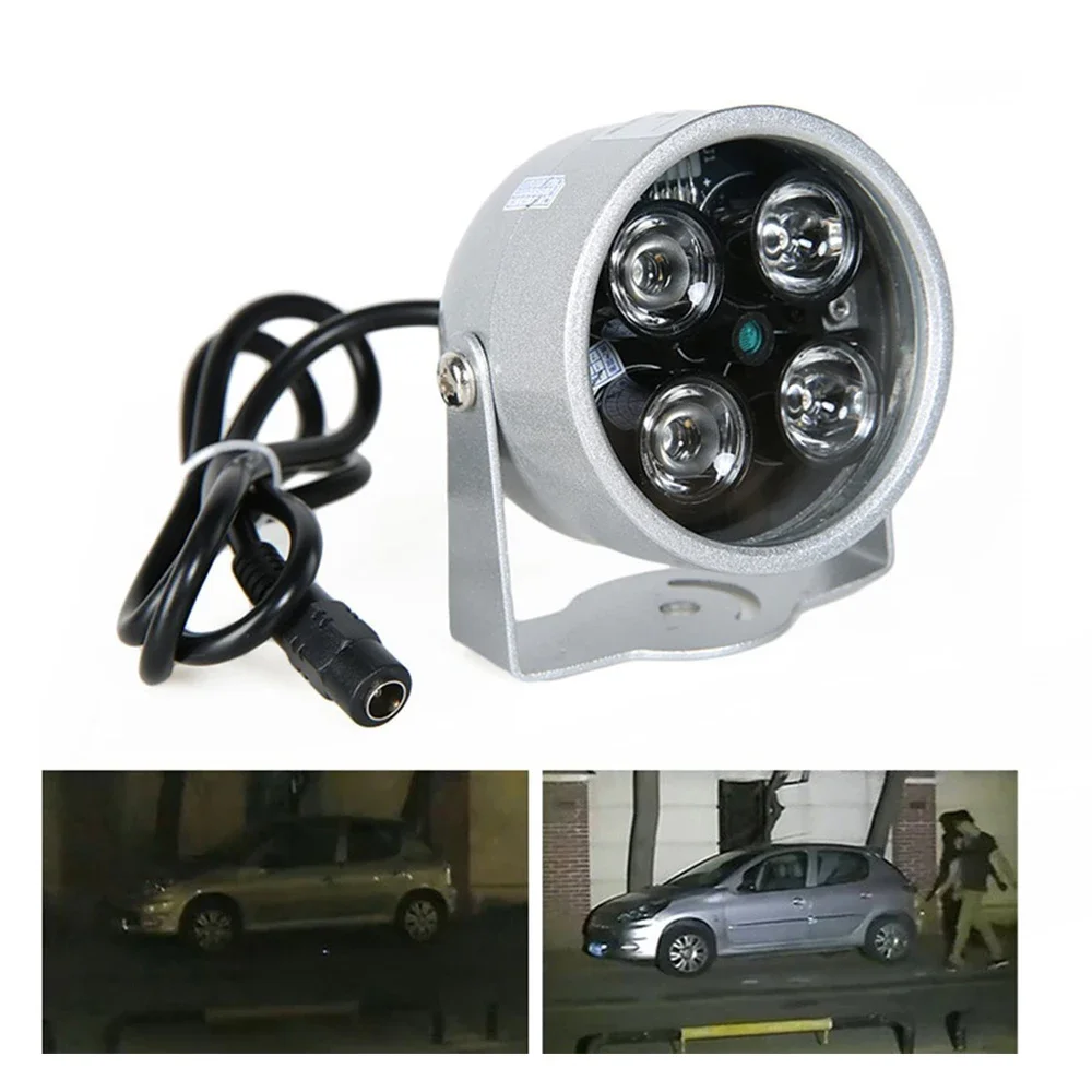 CCTV LEDS 4 array IR led illuminator Light CCTV IR Infrared waterproof Night Vision For Security Camera use 12V 2A EU power