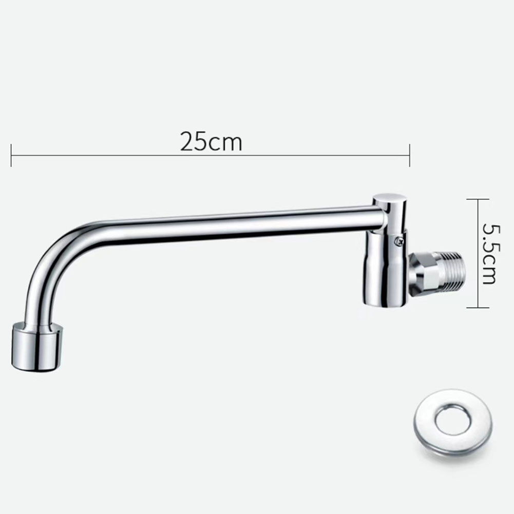 Grifo oscilante semiautomático de latón G1/2, grifo de cocina para restaurante, Hotel, grifo de estilo de pared fría individual, mejoras para el hogar, 1 ud.: YELLOW