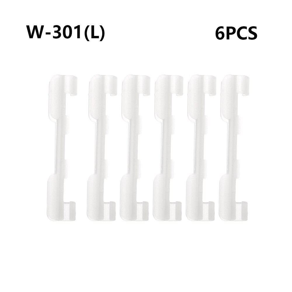 6 uds. De barra luminosa de pesca, Clip de punta de caña de pescar de noche, soporte de luz, Clip utilizado en caña de pescar, alimentador para barra de luz química: W-301(L)-6PCS