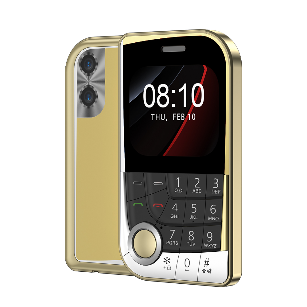 Tarjeta de teléfono SERVO V10, pantalla de 2,01 ", 2G, GSM, Dual SIM, en espera, MP3/MP4, velocidad de voz mágica, botón de antorcha, teléfonos móviles pequeños: green