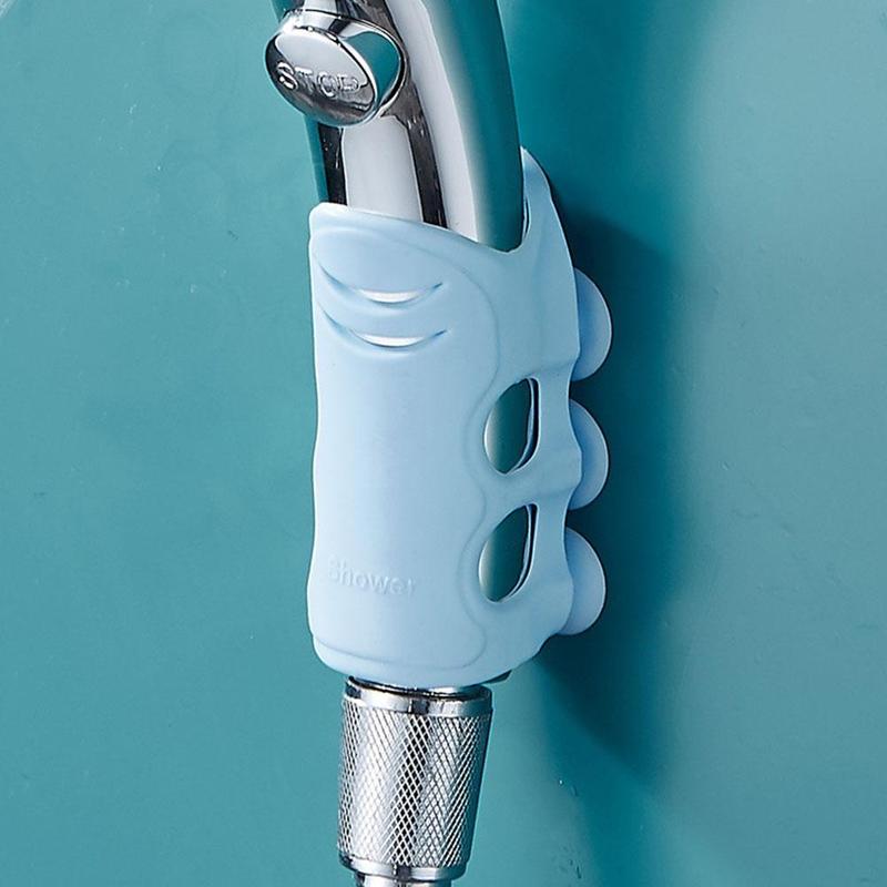 Silicone Suction Cup Shower Holder Shower Bracket Durable Mobile Rack Bathing Slides Accessories Stand For Bathroom Wa B8G2