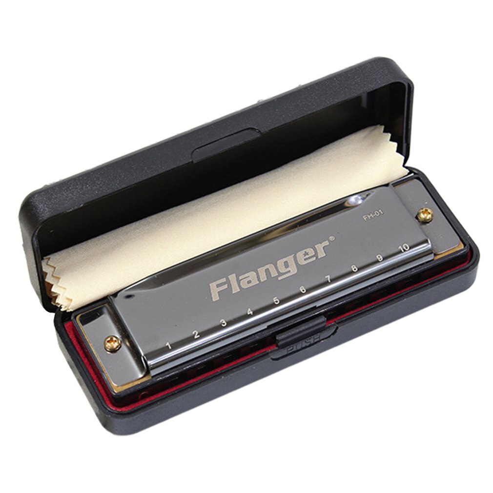 C Tone Harmonica Portable Beautiful Ten-hole Resin... – Grandado