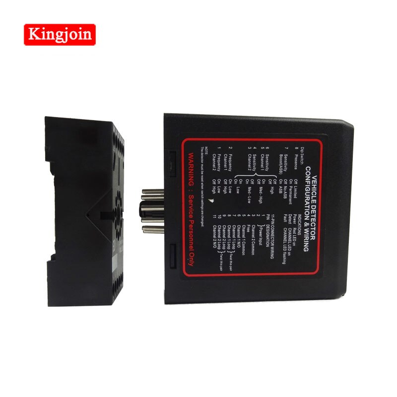 Car park barrier PD232 Double Channel Loop Detector For Car Parking System/ automatic Gate Loop Detector/METALLIC MASS DETECTORS