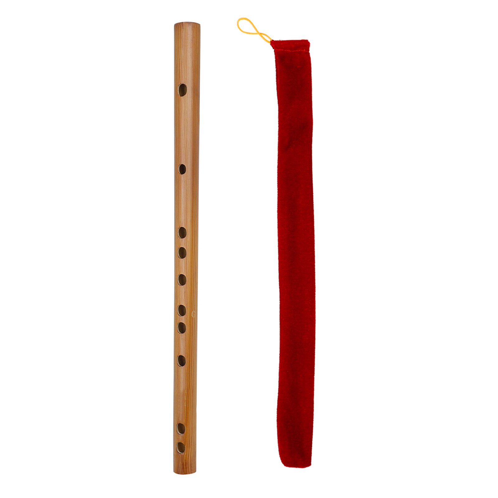 Key of G Flute Bitter Bamboo Dizi Traditional Chinese Woodwind Instrument for Children Adults Beginners: Key of G