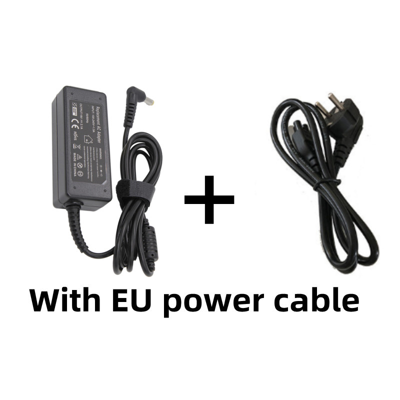 LZUMWS 19V 2.1A 40W 5.5*1.7MM AC Adapter Laptop Charger For Acer Aspire D255 D257 D270 722 725 756 Power Supply For Notebook: Orange