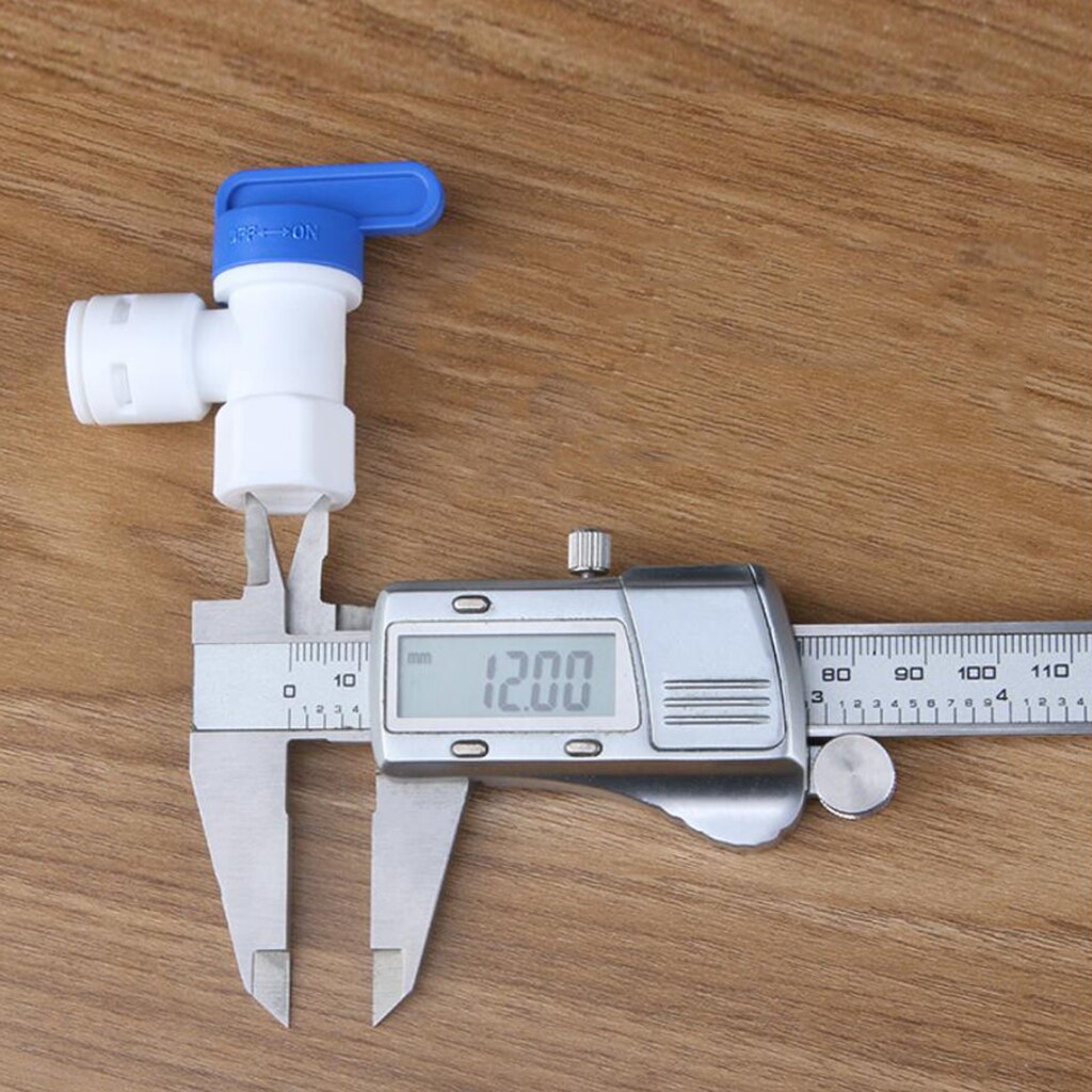 Water Purifier RO Filter System Tank Ball Valve ID 1/4" to 3/8" Leak Free
