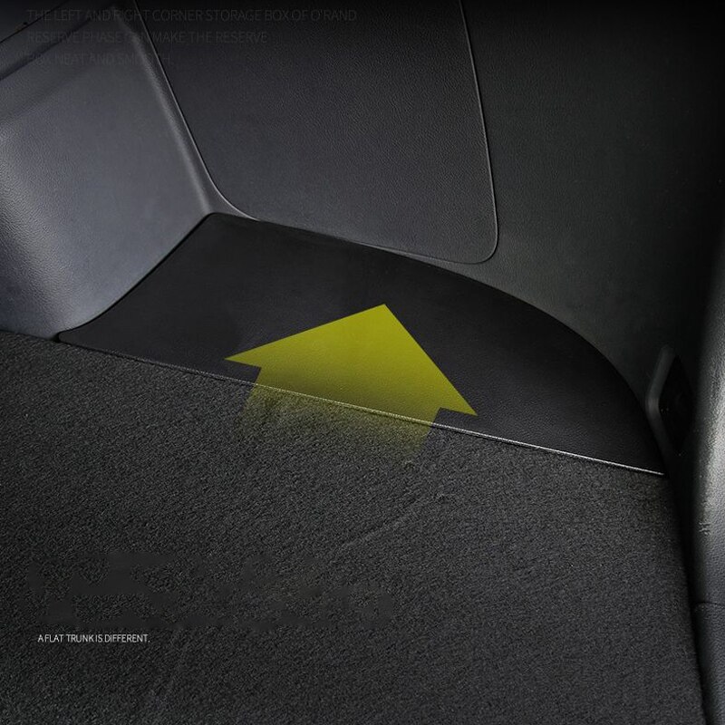 Auto Trunk Side Opbergdoos Board Partitie Opslag Cover Voor Mitsubishi Outlander