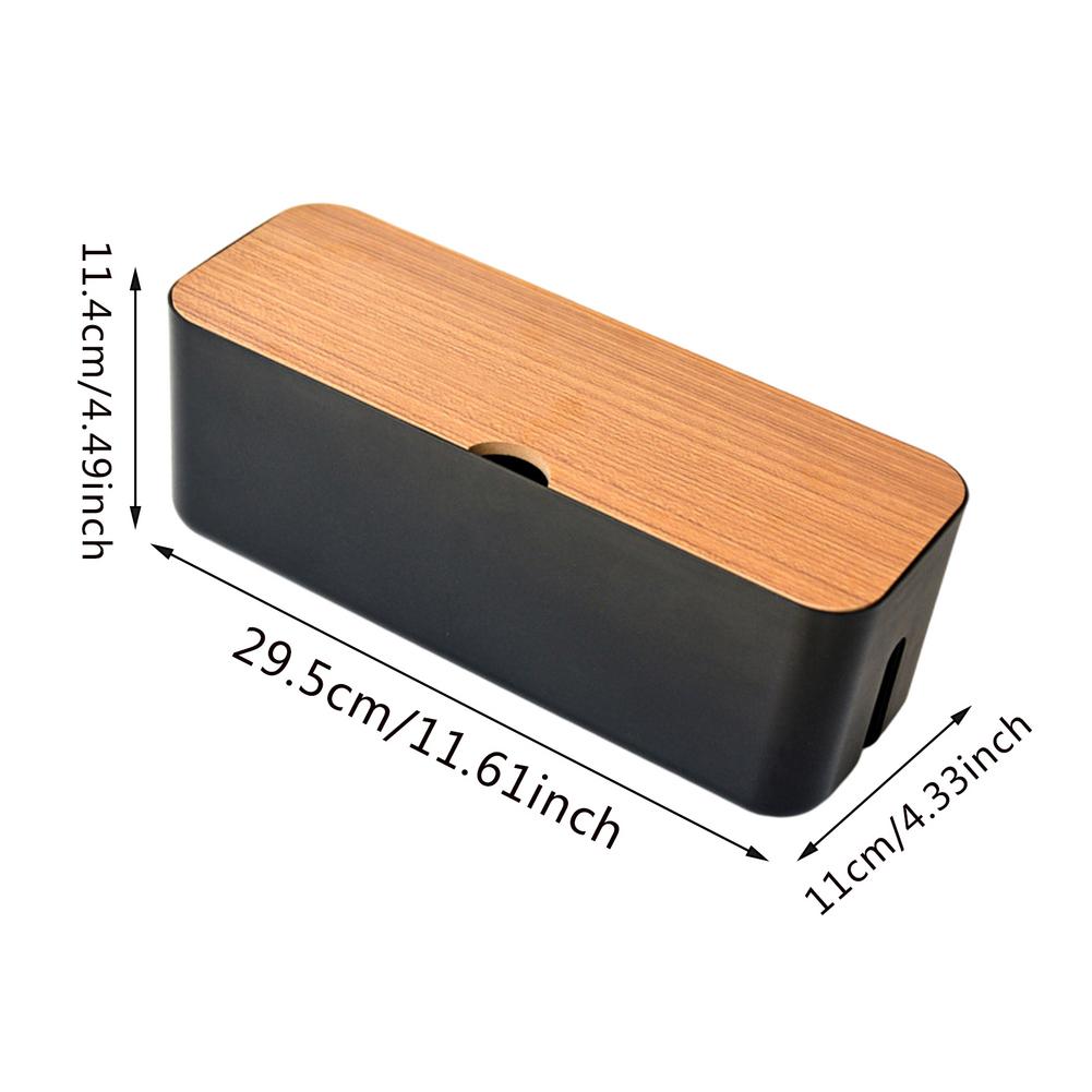 Cable Management Box Organizer Cable Storage Box Anti-Dust Charger Socket Organizer For Storage Home Cable Winder Organizer